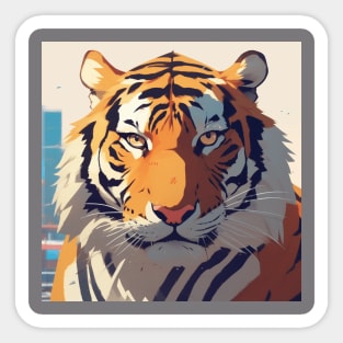 Beautiful Siberian Tiger Sticker